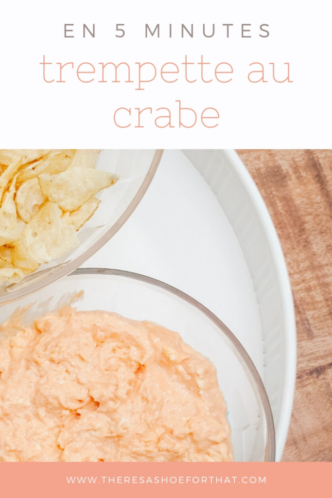 Trempette au crabe en 5 minutes