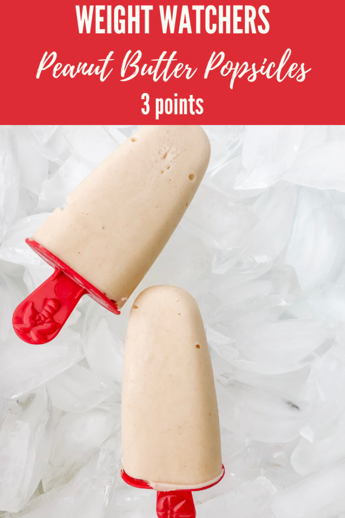 Weight Watchers Peanut Butter Popsicles