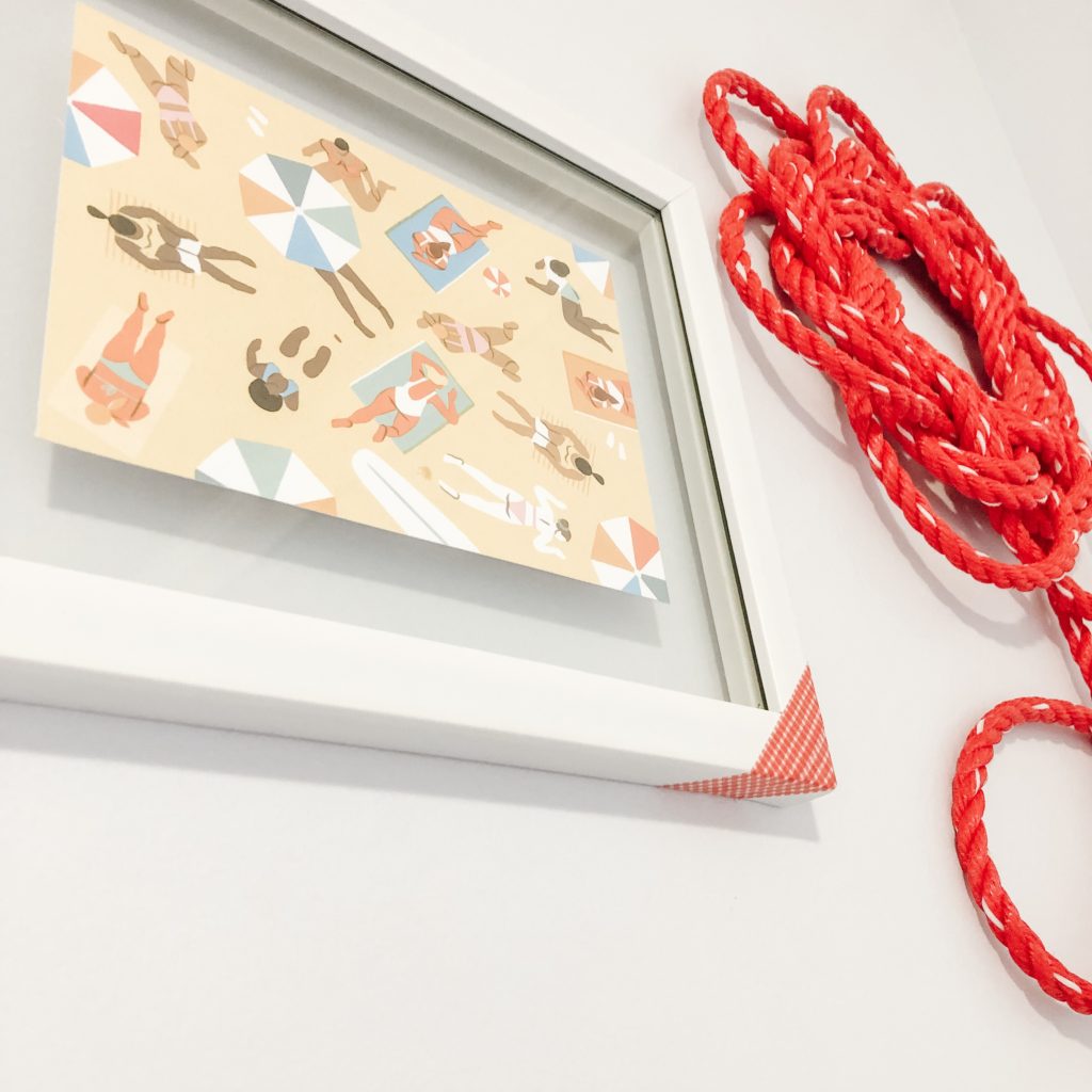 children's gallery wall
