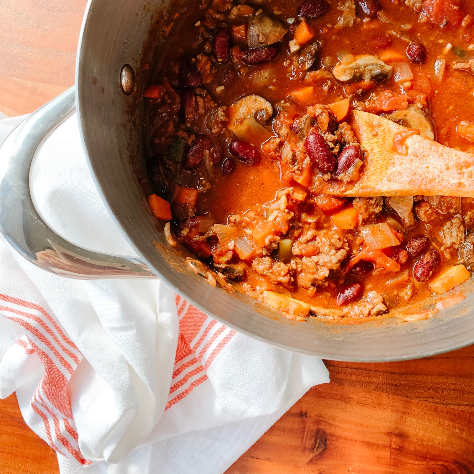 pot of the best chili