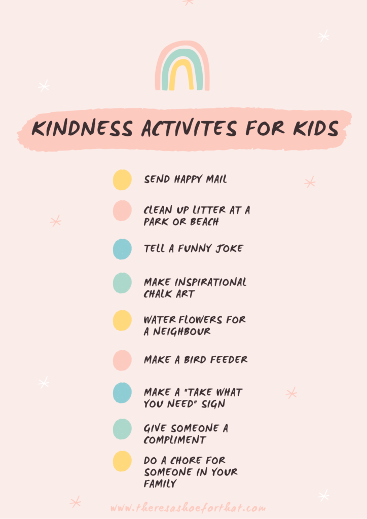 kindness activities for kids